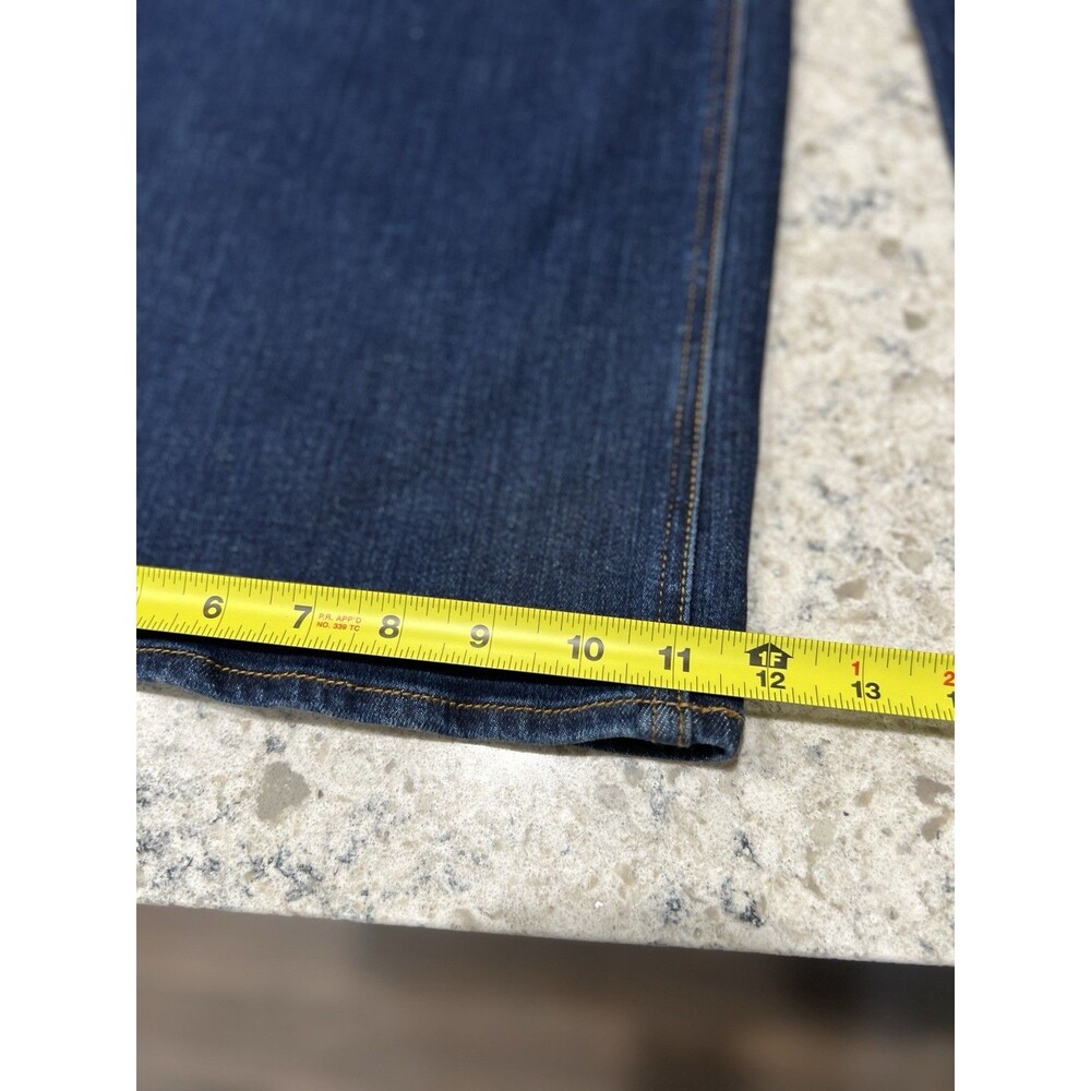 Quince Women Luna Stretch Wide Leg Jeans Midnight Blue 32 - Picture 2 of 11